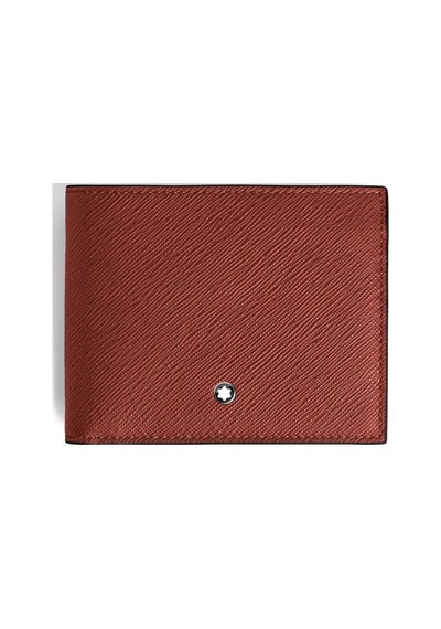 Montblanc Sartorial Deri 6 Bölmeli Cüzdan 223011 Kırmızı