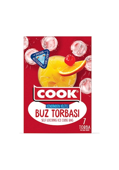 2 Adet Cook Buz Torbası Kendinden Kilitli