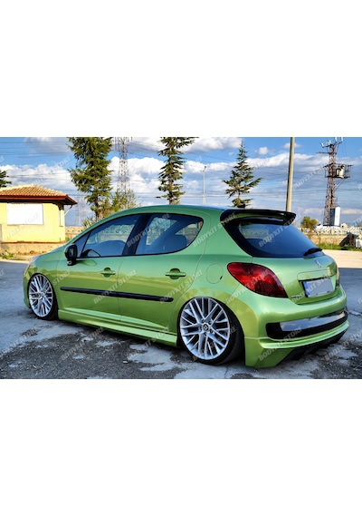 Peugeot 207 Yan Marşpiyel Seti Sağ-sol - Boyasız - Fiberglass
