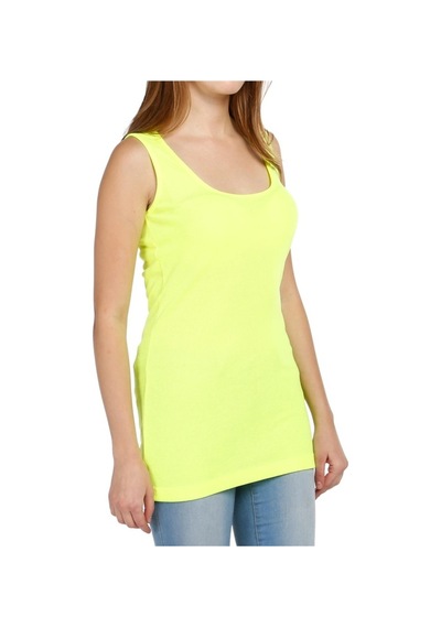 Bulalgiy Kadın Sarı Basic Tişört - Bga078366