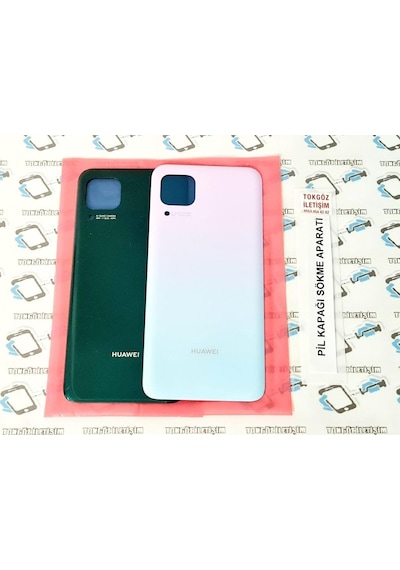 Tkgz - P40 Lite Arka Pil Batarya Kapağı (222118201) Gri