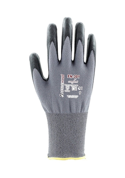 Fn 301 Comfort No:8 Köpük Nitril Kaplı Polyester Likra Eldiven