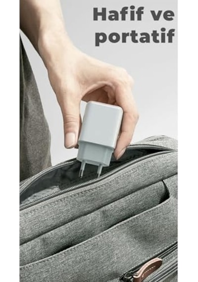 20w Pd Qc 4.0 Hızlı Şarj Cihazı - Çift Çıkışlı Usb-c Ve Usb-a Duvar Şarj Adaptörü