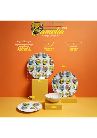 Güral Camelia 4 Parça Genç Set 29751 4858621