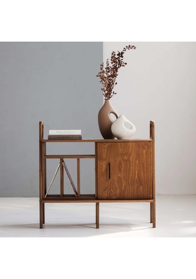 Woodesk Eleganza, Ahşap, Dolap Ve Konsol, 100x90, Tik Renk