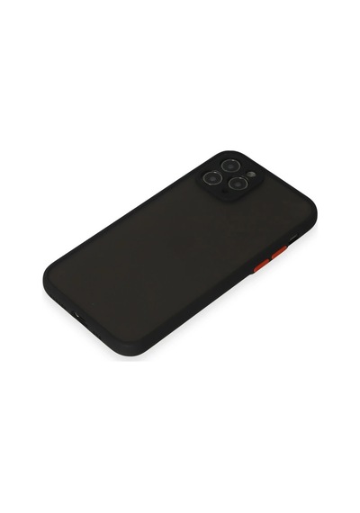 Newface Apple, Uyumlu iPhone 11 Pro Kılıf Montreal Silikon Kapak Semeglbl - 64 - Siyah