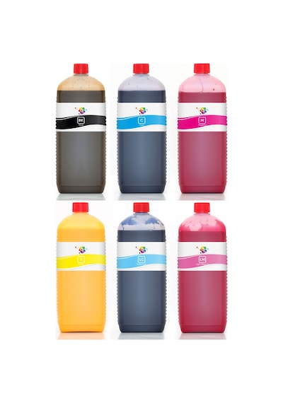 QC Epson Uyumlu Süblimasyon Mürekkep Seti 1000ml 6 Renk