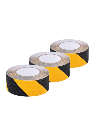 Unitape Sarı Siyah Merdiven/zemin Kaydırmaz Bant 48 Mm X 10 Mt 3 Lü Paket