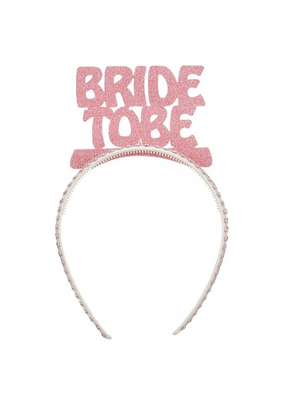 Pembe Bride To Be Yazılı Taç. Evadan Bekarlığa Veda Partisi İçin