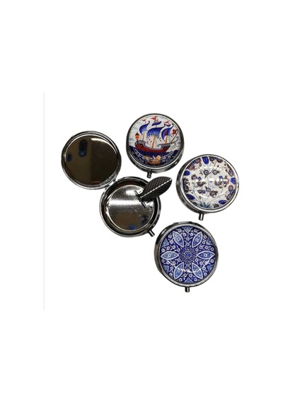 Metal Cep Küllük,kapaklı Küllük Cep Küllük Çini Desenli Taşınabilir Küllük