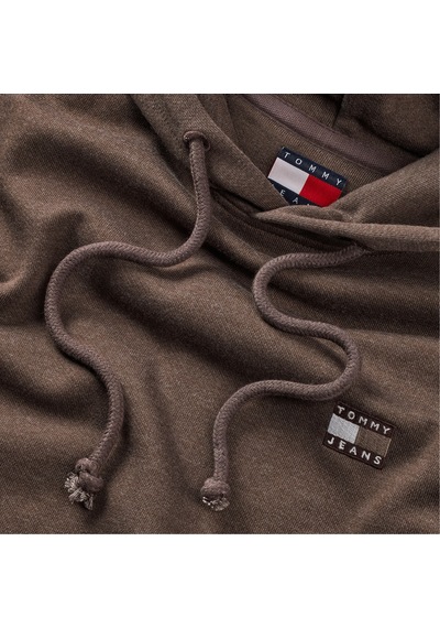 Tommy Hilfiger Jeans Regular Badge Erkek Kahverengi Sweatshirt Dm0dm22666