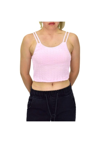 Kadın İp Askılı Pedli Crop 8136 Bgl-st03783 001