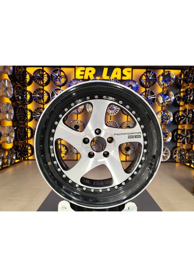 4 Adet Performa-26 9 18 5 112 Et48 Black Mack Jant Revize Edilmiş Takım