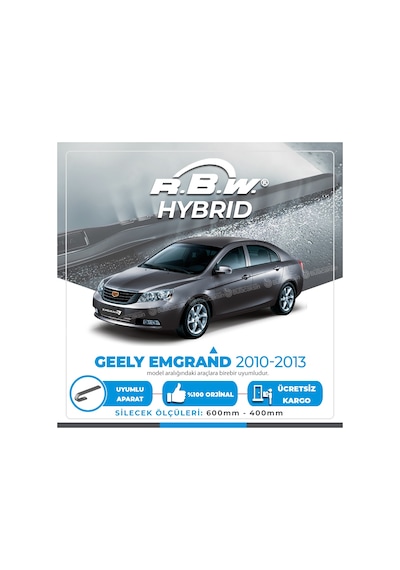 Geely Emgrand Ön Silecek Takımı (2010-2013) RBW Hibrit