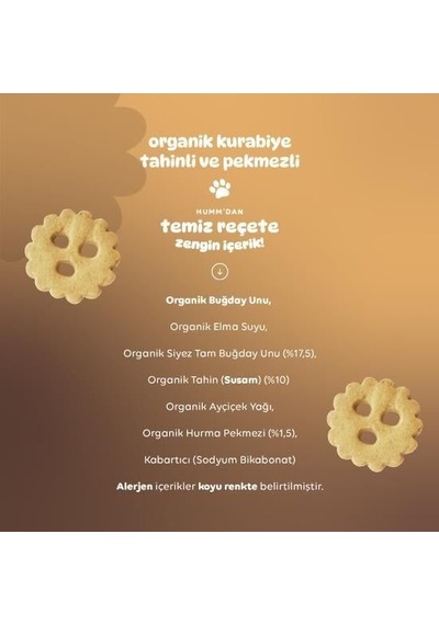 Humm Organik Tahinli Ve Pekmezli Vegan 55gr