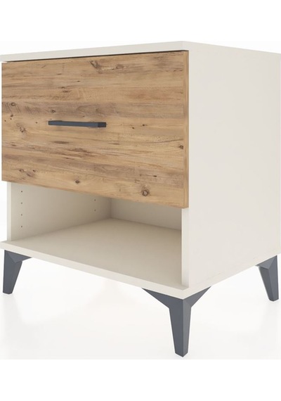 Hyperion Komodin Tek Çekmeceli 60x44x64 Aytaşı-çam Aytaşı