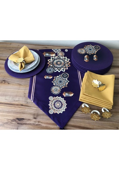 Ramazan Sofra Sunum Seti 12 Çok Renkli