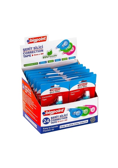 Bigpoint Şerit Silici Yatay 5 Mm X 8 Metre 24'lü Kutu