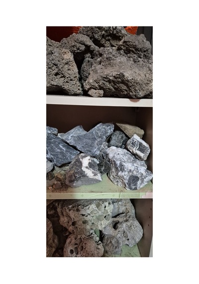 Black Seiryu Doğal Akvaryum Tasarım Kayası 1kg