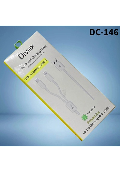 Divex 5.0a Type-c - Lightning Yüksek Hızlı Şarj Kablosu Dc-146