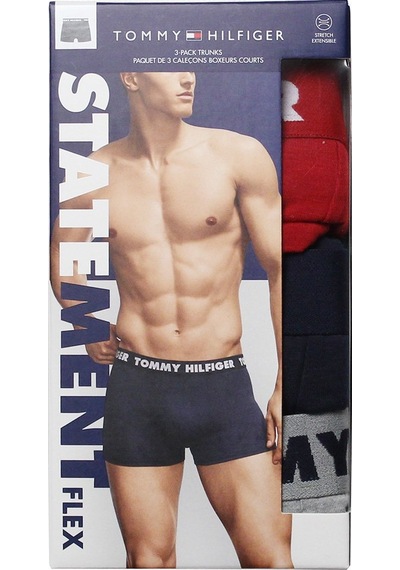 Tommy Hilfiger Tommy Hılfıger Statement Flex Erkek 3 Lü Boxer 09T3798 608
