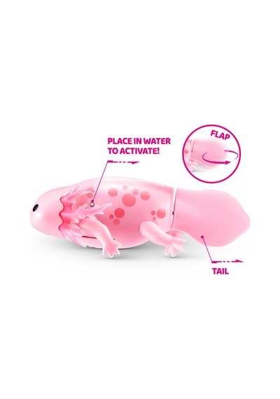 Pets Alive Yüzen Axolotl Pel11000 - Pembe