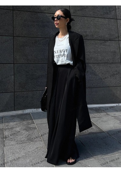 Startmore Energy Baskılı Oversize Kalıp Unisex T-shirt Beyaz