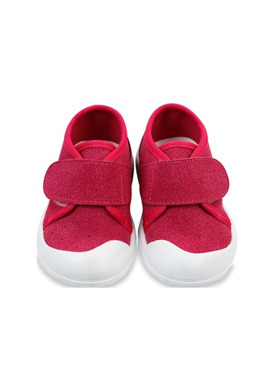 Civil Baby Kız Bebek Keten İlk Adım Ayakkabısı 19-21 Numara Fuşya Fuşya