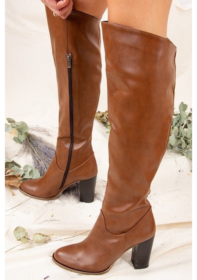 Fox Shoes Taba Kadın Çizme A654018009