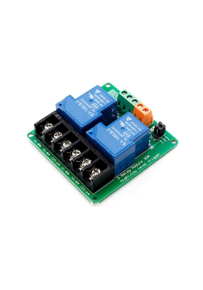 5v 2 Kanal 220v 30a Röle Modül Yüksek Akım Güç Kontrol Anahtarı Opto İzolasyon Düşük/yüksek Tetik
