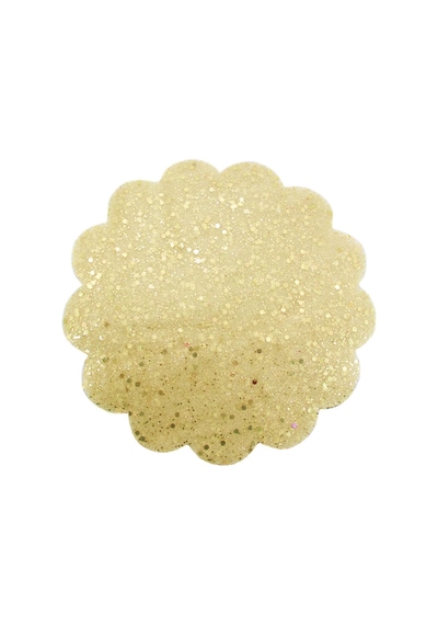 Kesilmiş Tül. 18 Cm Metalik Parlak. 25 Adet - Altın