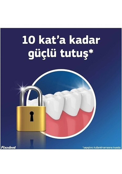 Plus Güçlü Tutuş Protez Yapıştırıcı 40 Gr - 10 Adet