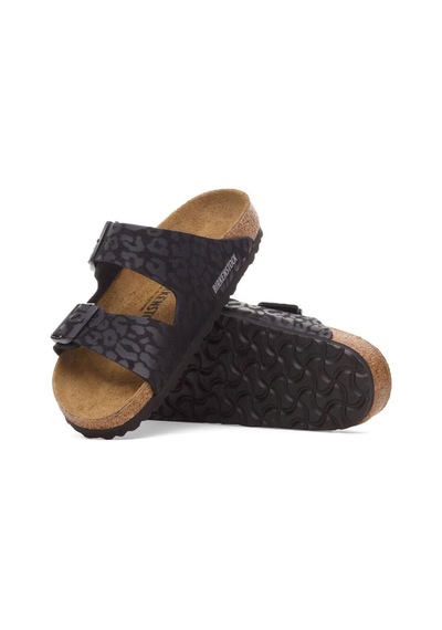 Birkenstock Arızona Bf Leopard Unisex Terlik Brk1030563 Siyah