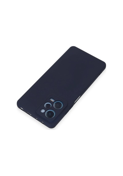 Cosmotex Newface Xiaomi Redmi Note 12 Pro 5g Kılıf Nano İçi Kadife Silikon - Lacivert