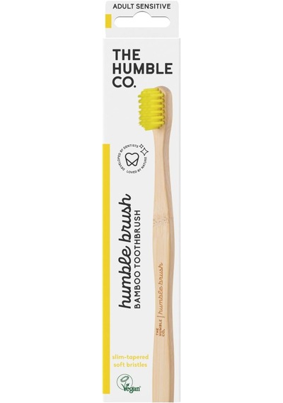 Bambu Diş Fırçası Yetişkin Sensitive Ultra Yumuşak Sarı Açık Ahşap