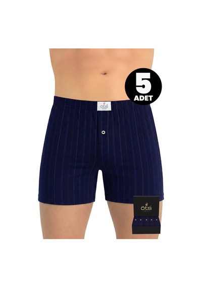 Öts Erkek 5 Li %100 Pamuk Boxer Öts Premium Çizgili Ve Kaliteli Hediye Kutulu Günlük İç Giyim Özel Esnek Kalıp 2652-k İndigo Öts Erkek 5 Li %100 Pamuk Boxer Öts Premium Çizgili Ve Kaliteli Hediye Kutulu Günlük İç Giyim Özel Esnek Kalıp 2652-k İndigo