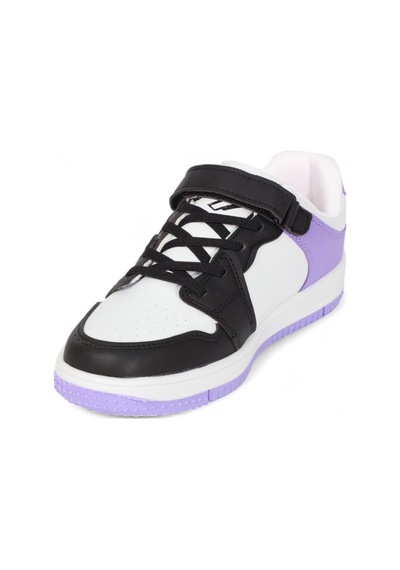 Kidessa 1608 Anatomik Tabanlı Unisex Çocuk Ve Genç Sneakers Ayakk Siyah Mor