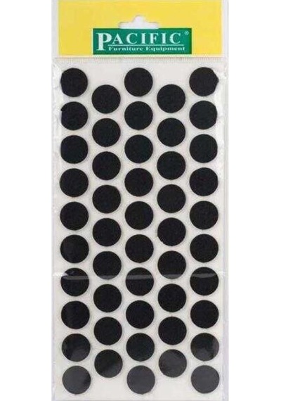 Pacific 6120 BL Yapışkanlı Keçe 20 mm Siyah