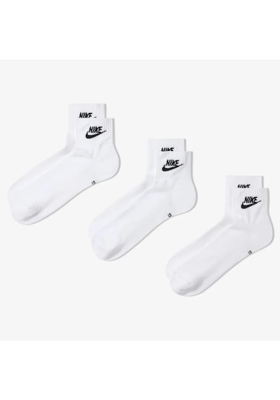 Nike Everyday Essential Dri-fit Unisex Beyaz 3'lü Çorap