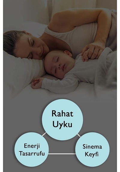 Özenev Blackout Işık Geçirmez Fon Perde Siyah Pilesiz Ekstraforlu Karartma Güneşlik 150x270 Genel