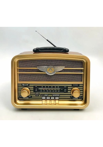 Golon Rx-bt939 Bluetooth Usb Nostaljik Şarjlı Radyo