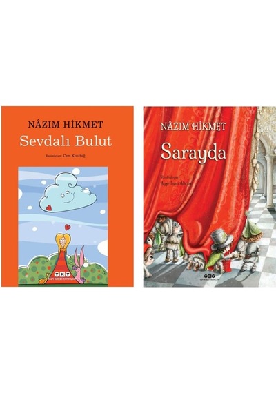 Nazım Hikmet Sevdalı Bulut Karton + Sarayda Ciltli 2 Kitap