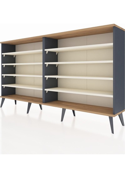 Arges Konsol 8 Raflı 176x30x99 Antrasit-çam/aytaşı Atlas Çam/aytası - Antrasıt Arges Konsol 8 Raflı 176x30x99 Antrasit-çam/aytaşı Atlas Çam/aytası - Antrasıt