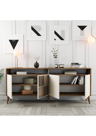 Variant Variant Milan Konsol - Ceviz / Krem