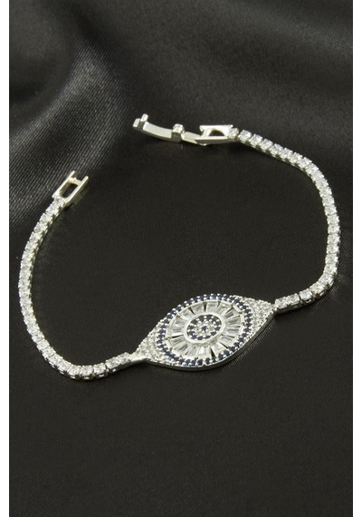 Oval Zirkon Taşlı Çocuk Bileklik 16 Cm Resimdeki