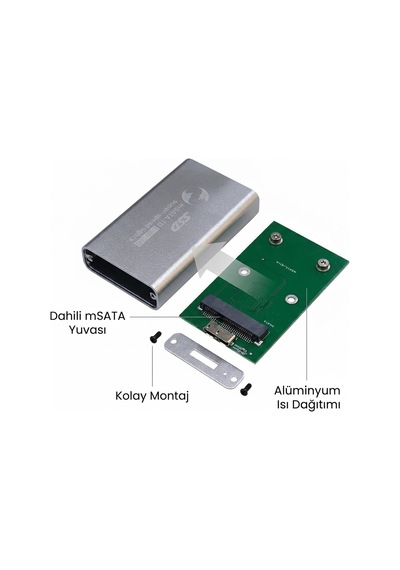 Usb 3.0 To M-sata Ssd Harici Harddisk Kutusu