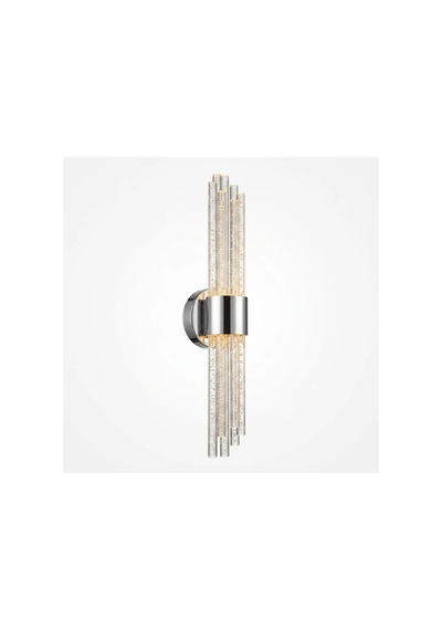 Matrix 8 Led Duvar Apliği Modern Ve Şık Tasarım Aplik Gümüş Gövde Günışığı Led Gümüş