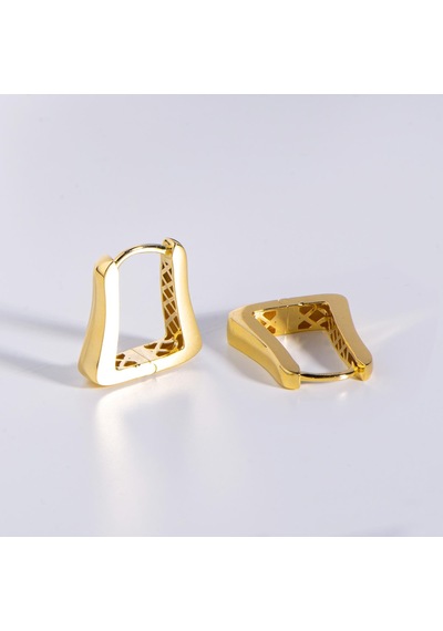14 Ayar İtalyan Modern Altın Küpe 3,8 Gr-6084