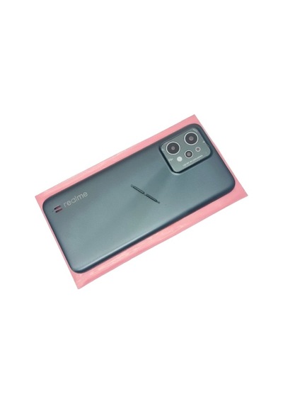 Oppo Realme C31 Kasa Arka Pil Batarya Kapağı Siyah