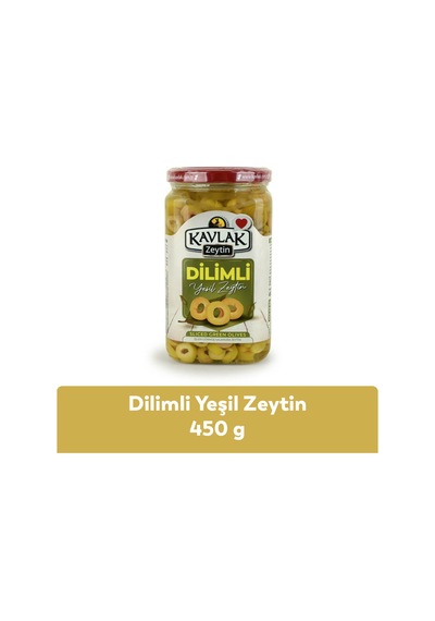 450 Gr Yeşil Dilimli Zeytin